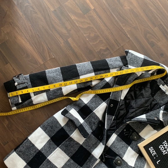 Ricki’s Plaid Toggle Coat - Picture 5 of 9